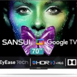 Sansui 140 cm (55 inches) 4K Ultra HD
  Smart QLED Google TV JSW55GSQLED (Black)