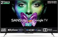 Sansui 140 cm (55 inches) 4K Ultra HD
  Smart QLED Google TV JSW55GSQLED (Black)